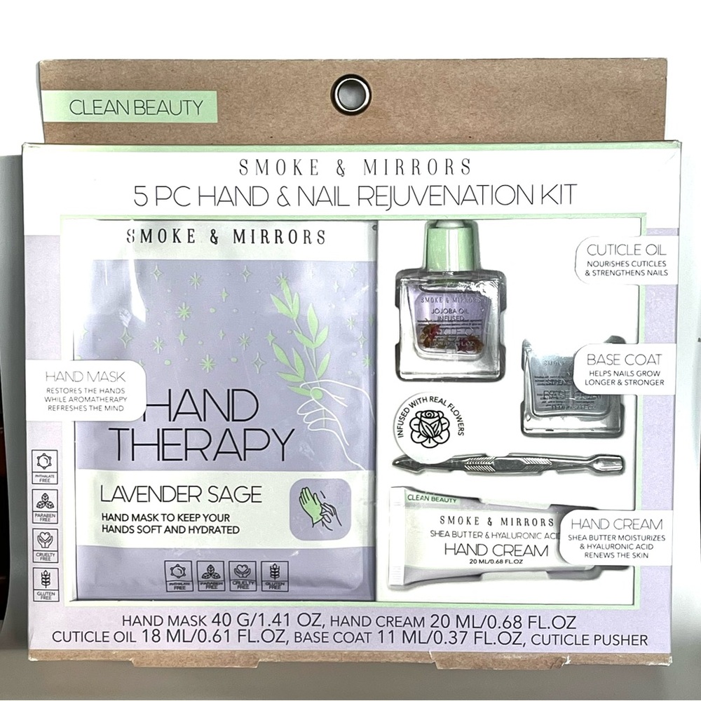 Smoke & Mirrors Hand & Nail Rejuvenation Kit - Lavender Sage